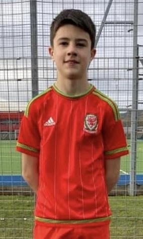 Will Corby in Welsh kit